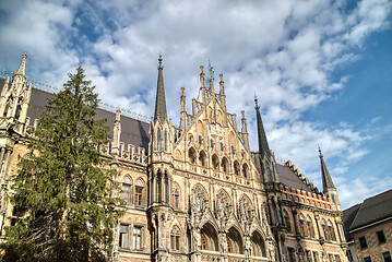 Image showing Municipal building New Town Hall in the city centre of Munich, Germany.