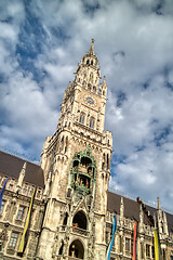 Image showing The New Town Hall building in the city centre of Munich, Germany.