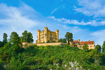 Image showing Hohenschwangau Castle in Germany