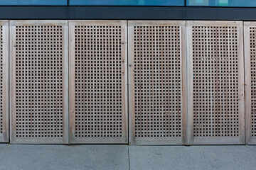 Image showing Wooden Screen Wall