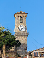 Image showing Clock Tower in Cannes