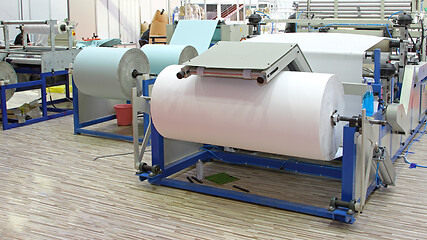 Image showing Toilet Paper Production