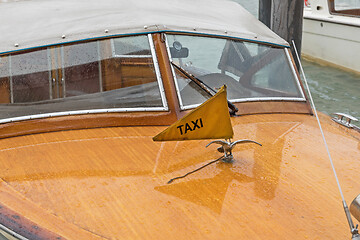 Image showing Taxi Boat Venice