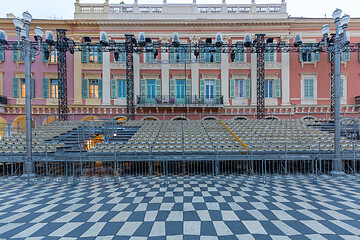 Image showing Place Massena Stands Nice