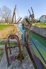 Image showing Van Gogh Canal Bridge