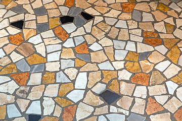 Image showing Broken Marble Floor