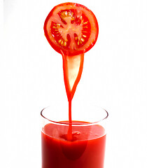 Image showing Juice And Tomato Means Refreshing Refreshment And Refreshments 