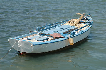 Image showing a fisherboat in Greece