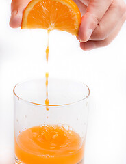 Image showing Fresh Orange Juice Indicates Refreshments Ripe And Refreshment  