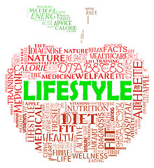 Image showing Lifestyle Apple Shows Life Choice And Living