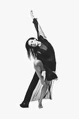 Image showing Beautiful modern dancer girl