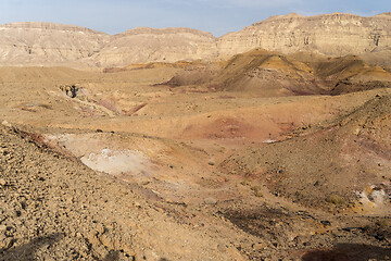 Image showing Travel in Israel negev desert landscape