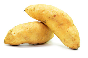 Image showing Sweet potatoes isolated