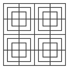 Image showing Squares vector or color illustration