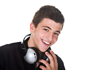 Image showing Enjoying Music