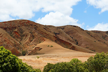 Image showing Madagascar countryside highland landscape