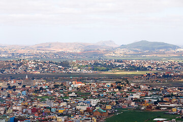 Image showing central Antananarivo cityscape, Tana, capital of Madagascar