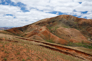 Image showing Madagascar countryside highland landscape