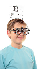 Image showing Child vision checkup