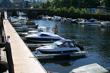 Image showing Boats at the brew