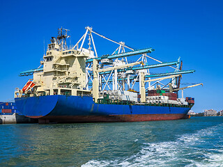 Image showing Port of Miami Cargo Ship