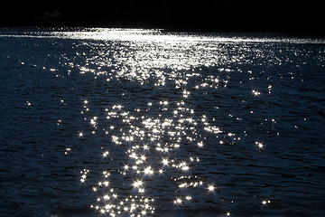 Image showing Sparkling sea