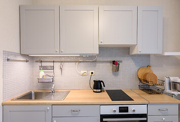 Image showing Classic kitchen with built in a appliances