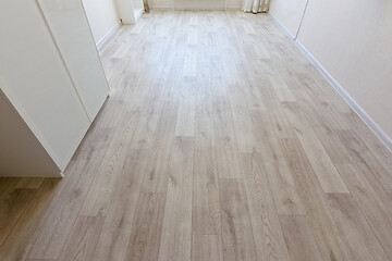 Image showing Linoleum flooring covering in bed room interior