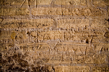 Image showing Ancient grafitti