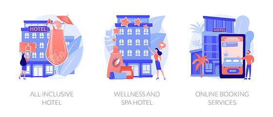 Image showing Luxury hotels abstract metaphors