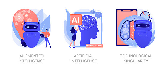 Image showing Technological growth vector concept metaphors.