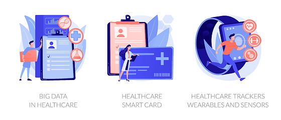 Image showing Technologies in healthcare vector concept metaphors