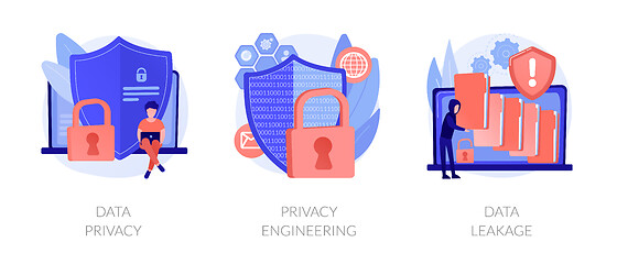 Image showing Information safety vector concept metaphors