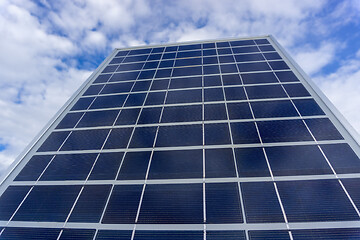 Image showing Solar panel on sky background