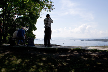 Image showing View from the hilltop