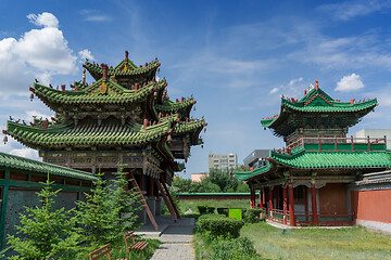 Image showing Winter Palace of Bogd Khan in Mongolia