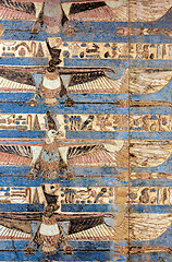 Image showing ancient color egypt images on wall