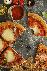 Image showing Pizza slices