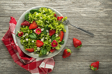 Image showing Salad strawberry