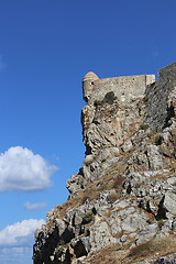 Image showing Fortress Fortezza in Rethymno, Crete island, Greece