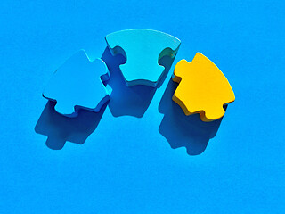 Image showing pieces of puzzle