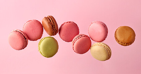 Image showing various colorful macaroons