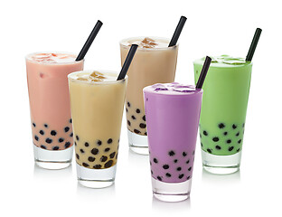 Image showing iced bubble tea