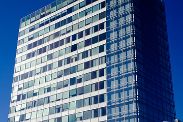 Image showing Glass and steel building