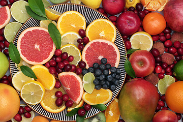 Image showing Large Healthy Fruit Collection