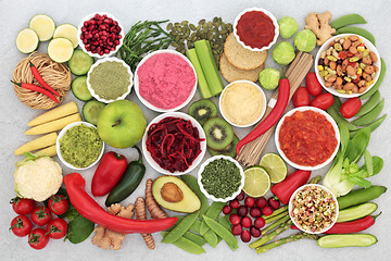 Image showing Vegan Food for Health and Fitness and Ethical Eating