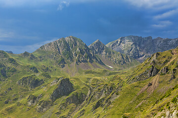 Image showing Landscape in Pyrenees Mountains