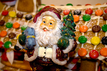 Image showing Santa Claus with presents