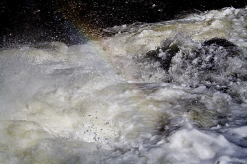 Image showing Foaming river