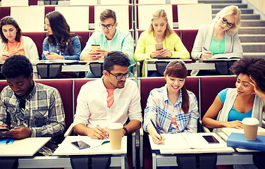 Image showing group of international students at lecture